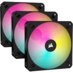 Corsair ICUE AR120 RGB Digital 120mm ARGB-Compatible - Triple Pack - Black
