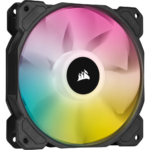 Corsair ICUE SP120 RGB Elite Performance 120mm PWM Fan - Single Pack - Black