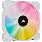 Corsair ICUE SP140 RGB Elite Performance 140mm White PWM Fan - Single Pack