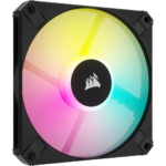 Corsair AF120 RGB Slim 120mm PWM Fluid Dynamic Bearing Fan - Single Pack - Black