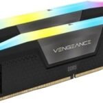 Corsair Vengeance® RGB 32Gb(2X 16Gb) DDR 5 DRAM 6600Mhz CL 38 Intel XMP ICUE Compatible Memory Kit - Black