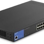 Linksys 24-Port Managed Gigabit POE + Switch 250W With 4 1G SFP Uplinks TAA Compliant