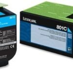 Lexmark 801C Cyan Return Program Toner Cartridge