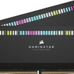Corsair Dominator® Platinum RGB 32Gb (2X16Gb) DDR5 DRAM 6400Mt/S CL32 Memory Kit — Black