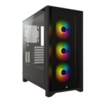 Corsair ICUE 4000X RGB Mid-Tower ATX PC Case - Black