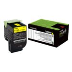 Lexmark 708HY Yellow High Yield Return Program Toner Cartridge