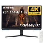 Samsung 28'' Odyssey G70B 4K UHD IPS 144Hz 1ms With G-Sync Gaming Monitor