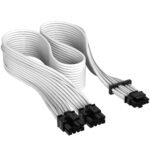 Corsair Premium 600W PCLE 5.0 / Gen 5 12VHPWR PSU Type 4 Cable - White