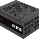 Corsair HX 1000I Fully Modular Ultra-Low Noise Power Supply - ATX 3.0 & PCIe 5.0 Compliant - Fluid Dynamic Bearing Fan