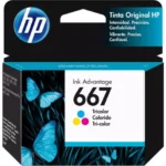 HP 667 Tri Color Cartridge Original