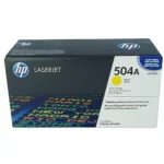 HP 504A Yellow LaserJet Toner Cartridge With Colorsphere Toner