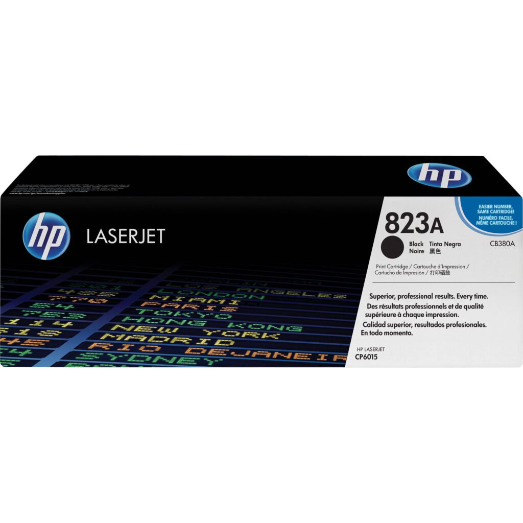 HP Hewlett Packard CB380A 823A Black LaserJet Toner