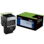 Lexmark 701K Black Return Program Toner 1K CS310/410/510
