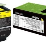 Lexmark 808SY Yellow Standard Yield Return Program Toner Cartridge