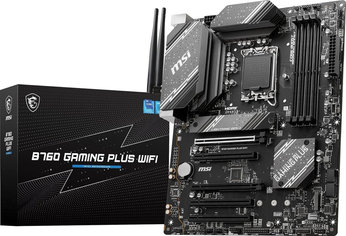 MSI B760 GAMING PLUS WIFI ATX LGA 1700 Motherboard - Image 1