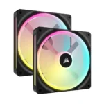 Corsair ICUE Link QX140 RGB PWM PC Fan - Starter Kit With ICUE Link System Hub - Black