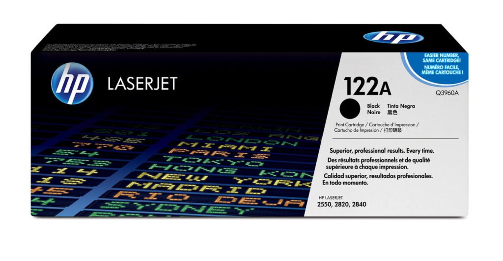Hp 122a original black toner cartridge