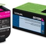 Lexmark 801SM Magenta Standard Yield Return Program Toner Cartridge