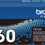 Brother Genuine TN760 High Yield Black Toner Cartridge, (for use with MFC-L2710DW MFC-L2750DW HL-L2350DW HL-L2370DW HL-L2395DW HL-L2390DW DCP-L2550DW Printers)