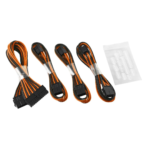 CableMod ModFlex Basic Cable Extension Kit - Dual 6+2 Pin Series [Black/Orange]