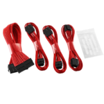 CableMod ModFlex Basic Cable Extension Kit - Dual 6+2 Pin Series [Red]