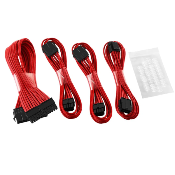 CableMod ModFlex Basic Cable Extension Kit - Dual 6+2 Pin Series [Red]