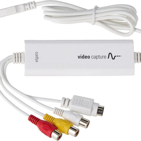 Elgato Video Capture – USB 2.0 Capture Card Device, Easy to Use, Convert Analog to Digital