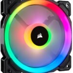 Corsair LL Series LL120 RGB 120mm Dual Light Loop RGB LED PWM Fan Single Pack