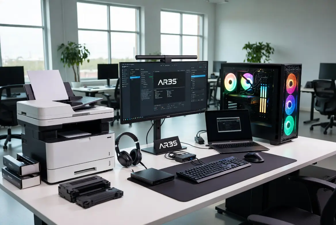Clean, modern workspace highlighting the core products you sell