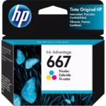 HP 667 Tri Color Cartridge Original