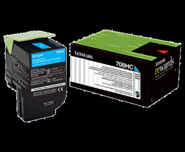 Lexmark 708HC Cyan High Yield Program Toner Cartridge