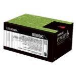 Lexmark 808SK Black Standard Yield Return Program Toner Cartridge