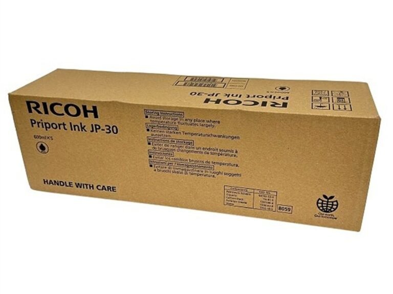 Ricoh Ink 600cc Box, Type JP-30, Black C/U