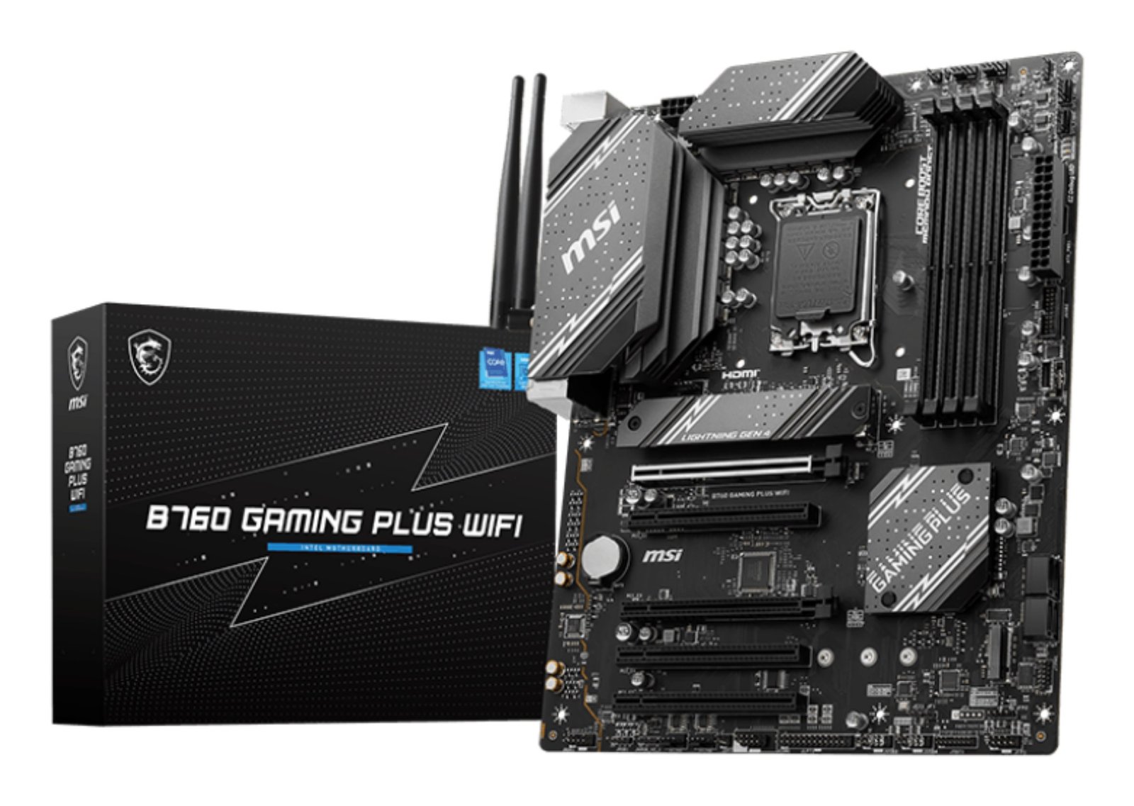 MSI B760 GAMING PLUS WIFI ATX LGA 1700 Motherboard MSI B760 GAMING PLUS WIFI ATX LGA 1700 Motherboard