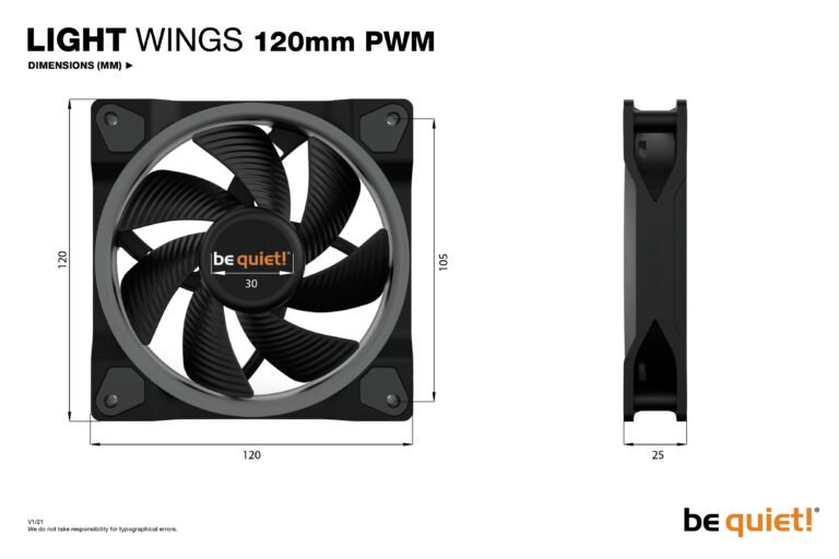 Be Quiet! Light Wings 120mm Triple Pack