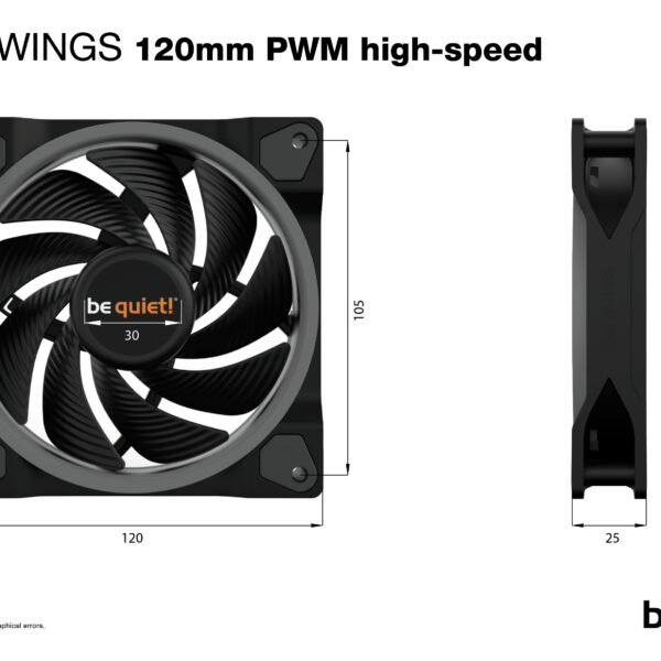 Be Quiet! Light Wings 120mm PWM High-Speed Triple Pack