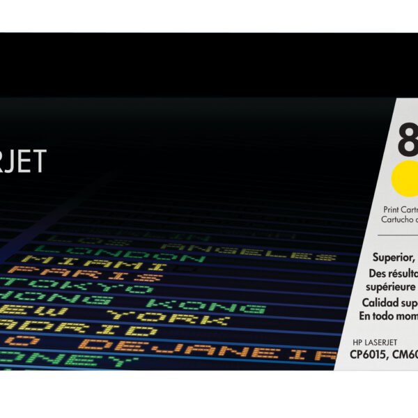 HP 824A Yellow LaserJet Toner Cartridge, Page Yield (Color) 21,000 Pages