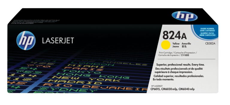HP 824A Yellow LaserJet Toner Cartridge, Page Yield (Color) 21,000 Pages