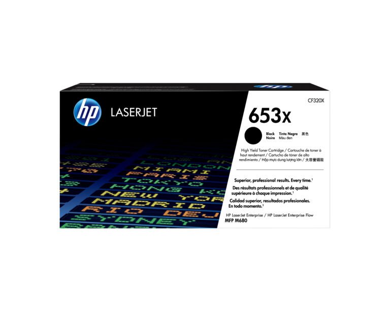 HP 653X Black LaserJet Toner Cartridge