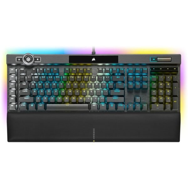 Corsair K100 RGB Mechanical Gaming Keyboard (Black, Cherry MX Speed Switches)