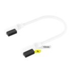 Corsair ICUE Link Cable, 2X 135mm With Slim 90? Connectors - White