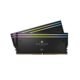 Corsair Dominator Titanium RGB DDR5 RAM 32Gb (2X 16Gb) 6600Mhz CL 32 Intel XMP ICUE Compatible Memory Kit - Black