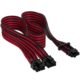 Corsair Premium 600W PCLE 5.0 / Gen 5 12VHPWR PSU Type 4 Cable - Red/Black