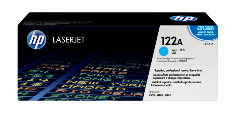 HP 122A Cyan LaserJet Print Cartridge
