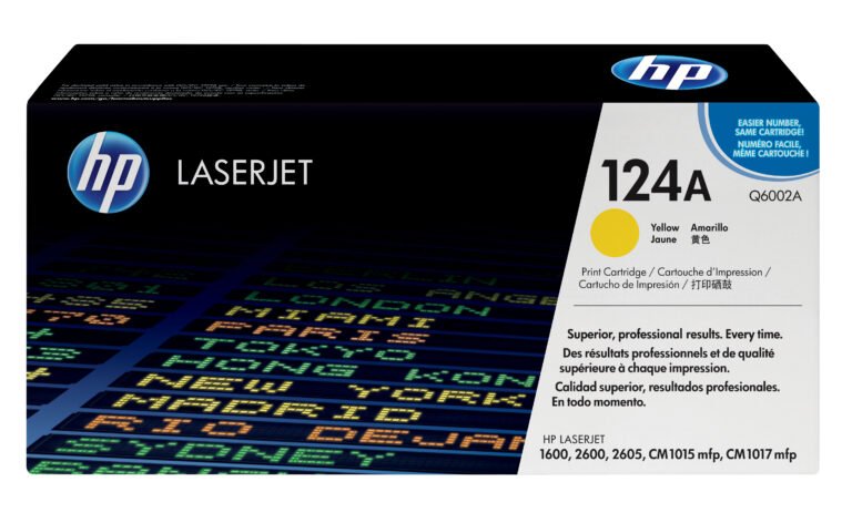 HP 124A Yellow LaserJet Toner Cartridge