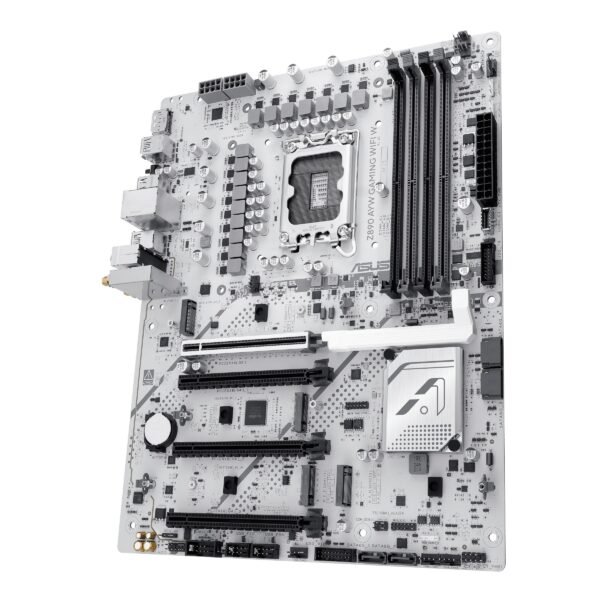 ASUS Z890 AYW GAMING WIFI W (Socket LGA 1851) Intel Z890 ATX DDR5 Wi-Fi 6 Motherboard - White