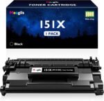 Meagiis 151X W1510X compatible black toner cartridge 1-pack with retail box