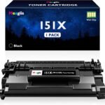 Meagiis 151X W1510X compatible black toner cartridge 1-pack with retail box