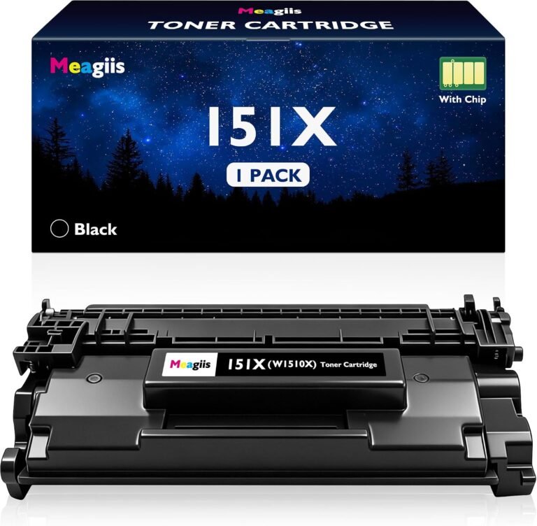 Meagiis 151X W1510X compatible black toner cartridge 1-pack with retail box