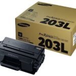 Samsung MLT-D203L genuine OEM high yield black toner cartridge box